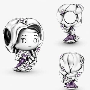 NWOT Rapunzel Tangled Silver Charm Disney x Pandora FIT